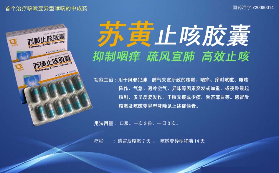苏黄止咳胶囊 