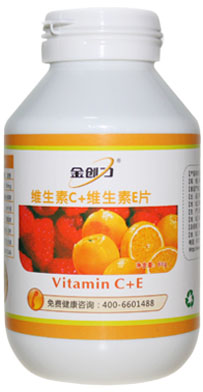 点击放大 金创力维生素C+E片