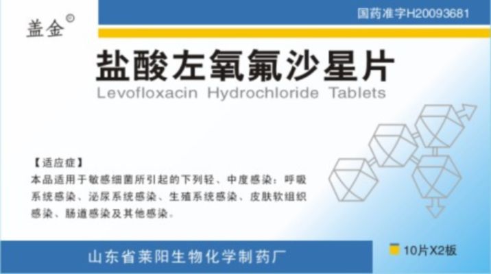 点击放大 盐酸左氧氟沙星