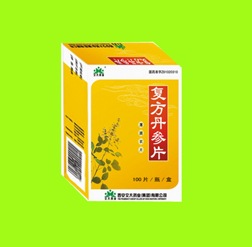 西安交大100片复方丹参片 