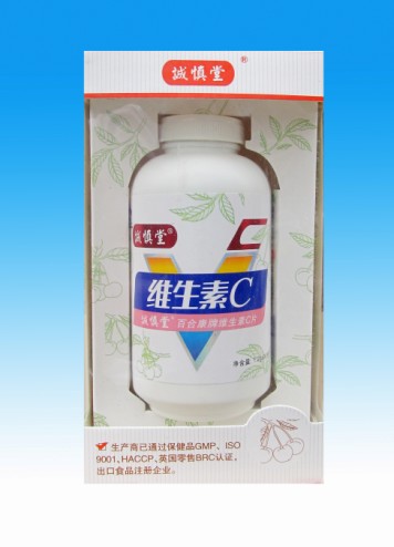 点击放大 上海诚慎堂百合康牌维生素C片