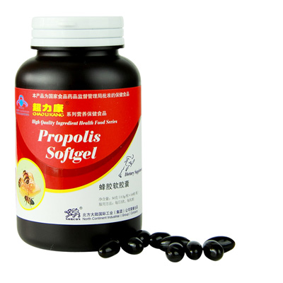 点击放大 超力康牌蜂胶磷脂软胶囊 蜂胶
