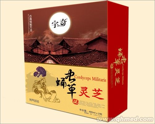 蛹虫草灵芝  保健酒 