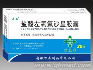 点击放大 盐酸左氧氟沙星胶囊