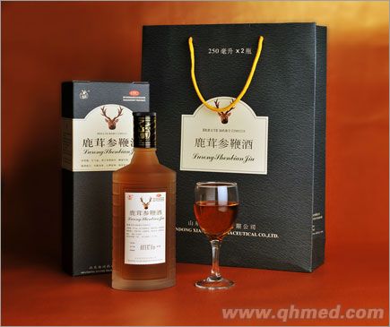 点击放大 鹿茸参鞭酒
