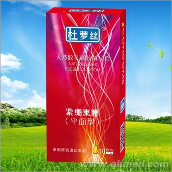 点击放大 杜萝丝天然胶乳橡胶避孕套-紧绷束腰平面型 安全套 避孕套