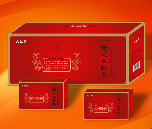 大红丹冠心生脉丸 冠心生脉丸
