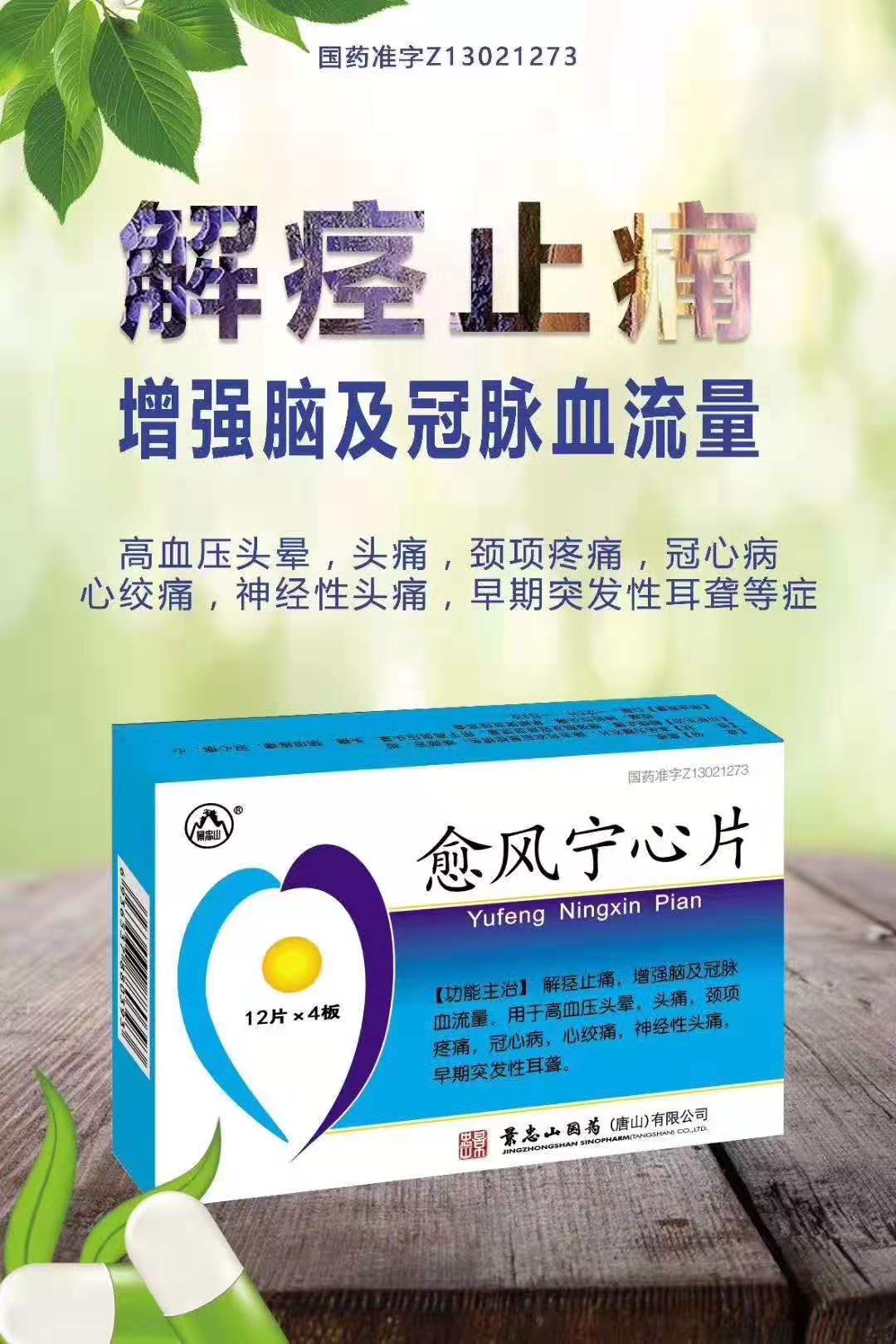 愈风宁心片 