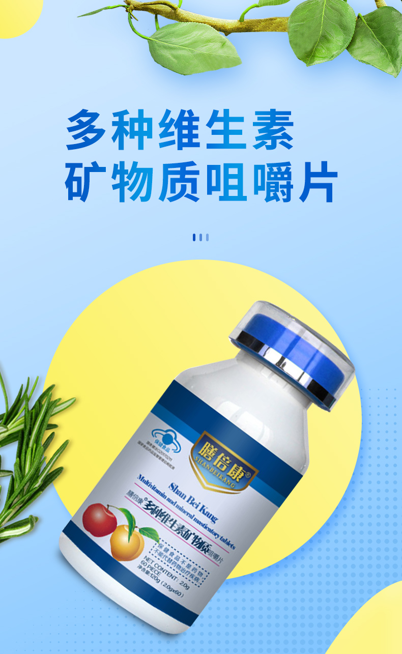 多种维生素矿物质片 